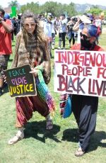 PARIS JACKSON at Black Lives Matter Rally in Los Angeles 05/30/2020