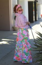 PHOEBE PRICE Out with Her Dog in West Hollywood 04/13/2020