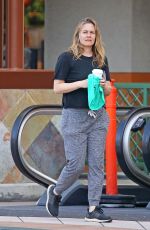 Pregnant ALICIA SILVERSTONE Out for Coffee in Los Angeles 05/09/2020