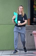 Pregnant ALICIA SILVERSTONE Out for Coffee in Los Angeles 05/09/2020