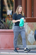 Pregnant ALICIA SILVERSTONE Out for Coffee in Los Angeles 05/09/2020