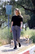 Pregnant ALICIA SILVERSTONE Out Hiking in Los Angeles 05/09/2020