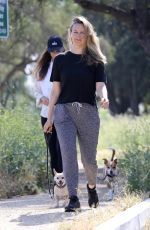 Pregnant ALICIA SILVERSTONE Out Hiking in Los Angeles 05/09/2020