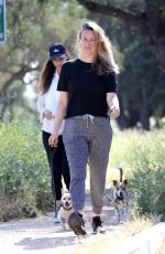 Pregnant ALICIA SILVERSTONE Out Hiking in Los Angeles 05/09/2020