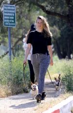 Pregnant ALICIA SILVERSTONE Out Hiking in Los Angeles 05/09/2020