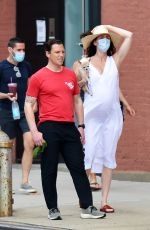 Pregnant HILARY RHODA and Sean Avery Out in New York 05/03/2020