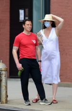 Pregnant HILARY RHODA and Sean Avery Out in New York 05/03/2020