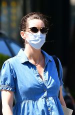 Pregnant HILARY RHODA Out and About in New York 05/27/2020