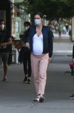 Pregnant HILARY RHODA Out in New York 05/25/2020
