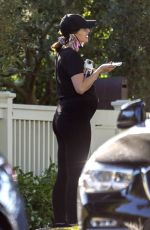 Pregnant KATHERINE CHWARZENEGGER Out and About in Los Angeles 05/19/2020