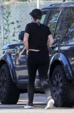 Pregnant KATHERINE CHWARZENEGGER Out and About in Los Angeles 05/19/2020