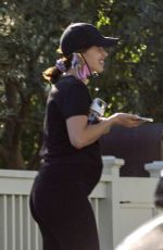 Pregnant KATHERINE CHWARZENEGGER Out and About in Los Angeles 05/19/2020