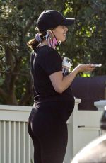 Pregnant KATHERINE CHWARZENEGGER Out and About in Los Angeles 05/19/2020