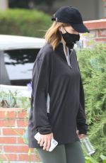 Pregnant KATHERINE CHWARZENEGGER Out and About in Santa Monica 05/28/2020