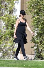 Pregnant KATHERINE SCHWARZENEGGER Out in Brentwood 05/03/2020