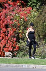 Pregnant KATHERINE SCHWARZENEGGER Out in Brentwood 05/03/2020