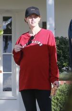 Pregnant KATHERINE SCHWARZENEGGER Out in Brentwood 05/18/2020