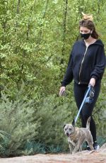 Pregnant KATHERINE SCHWARZENEGGER Out with Her Dog in West Hollywood 05/28/2020