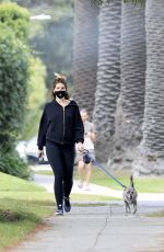 Pregnant KATHERINE SCHWARZENEGGER Out with Her Dog in West Hollywood 05/28/2020