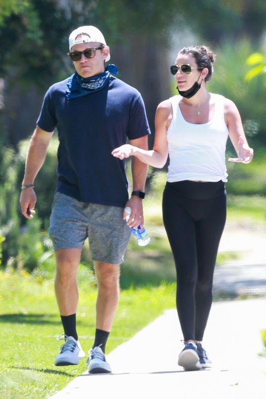 Pregnant LEA MICHELE and Zandy Reich Out in Los Angeles 05/05/2020