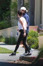 Pregnant LEA MICHELE and Zandy Reich Out in Los Angeles 05/05/2020