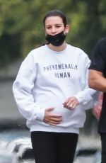 Pregnant LEA MICHELE and Zandy Reich Out in Los Angeles 05/13/2020