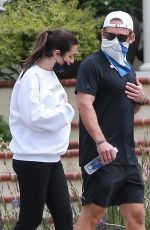 Pregnant LEA MICHELE and Zandy Reich Out in Los Angeles 05/13/2020