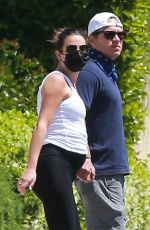 Pregnant LEA MICHELE and Zandy Reich Out in Santa Monica 05/04/2020