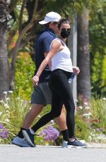 Pregnant LEA MICHELE and Zandy Reich Out in Santa Monica 05/04/2020