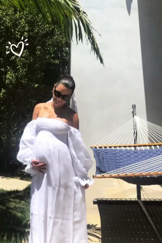 Pregnant LEA MICHELE - Instagram Photos 05/22/2020