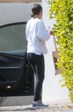 Pregnant LEA MICHELE Out in Los Angeles 05/11/2020