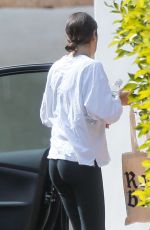 Pregnant LEA MICHELE Out in Los Angeles 05/11/2020