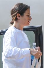 Pregnant LEA MICHELE Out in Los Angeles 05/11/2020
