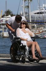 Pregnant RACHEL MCCORD and Rick Schirmer Out in Marina Del Rey 05/04/2020