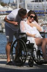 Pregnant RACHEL MCCORD and Rick Schirmer Out in Marina Del Rey 05/04/2020