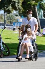 Pregnant RACHEL MCCORD and Rick Schirmer Out in Marina Del Rey 05/04/2020