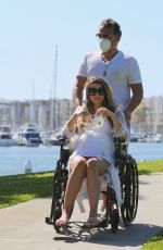 Pregnant RACHEL MCCORD and Rick Schirmer Out in Marina Del Rey 05/04/2020
