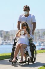 Pregnant RACHEL MCCORD and Rick Schirmer Out in Marina Del Rey 05/04/2020