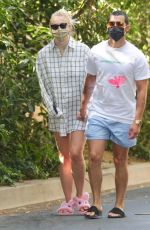 Pregnant SOPHIE TURNER and Joe Jonas Out in Encino 05/09/2020