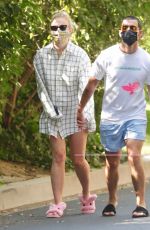 Pregnant SOPHIE TURNER and Joe Jonas Out in Encino 05/09/2020