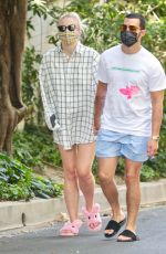 Pregnant SOPHIE TURNER and Joe Jonas Out in Encino 05/09/2020