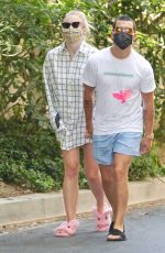 Pregnant SOPHIE TURNER and Joe Jonas Out in Encino 05/09/2020