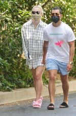 Pregnant SOPHIE TURNER and Joe Jonas Out in Encino 05/09/2020