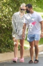 Pregnant SOPHIE TURNER and Joe Jonas Out in Encino 05/09/2020