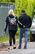 Pregnant SOPHIE TURNER and Joe Jonas Out in Los Angeles 05/12/2020