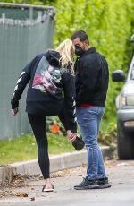 Pregnant SOPHIE TURNER and Joe Jonas Out in Los Angeles 05/12/2020