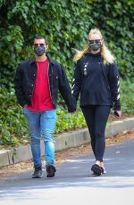 Pregnant SOPHIE TURNER and Joe Jonas Out in Los Angeles 05/12/2020