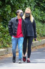 Pregnant SOPHIE TURNER and Joe Jonas Out in Los Angeles 05/12/2020