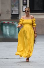 Pregnant VOGUE WILLIAMS Leaving Radio Breakfast Show in London 05/24/2020