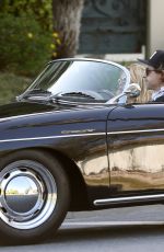RACHEL ZOE and Rodger Berman Cruise in a Vintage Porsche Roadster 05/24/2020